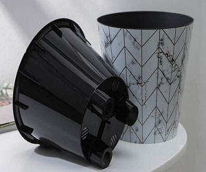 خرید و قیمت گلدان پلاستیکی مشکی گلخانه ای