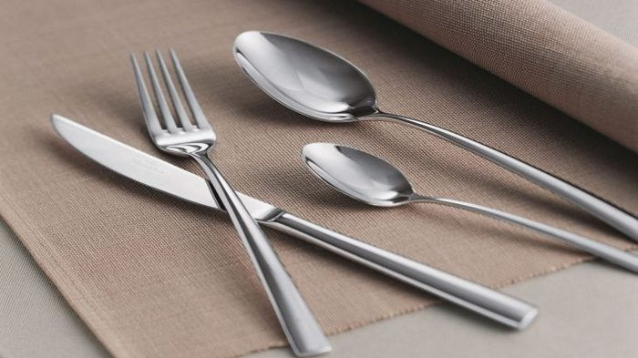 قاشق چنگال استیل ساده براق + بهترین قیمت خرید