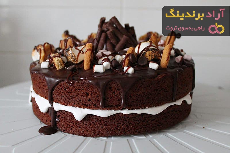 قیمت خرید کیک کاکائویی خیس + تست کیفیت