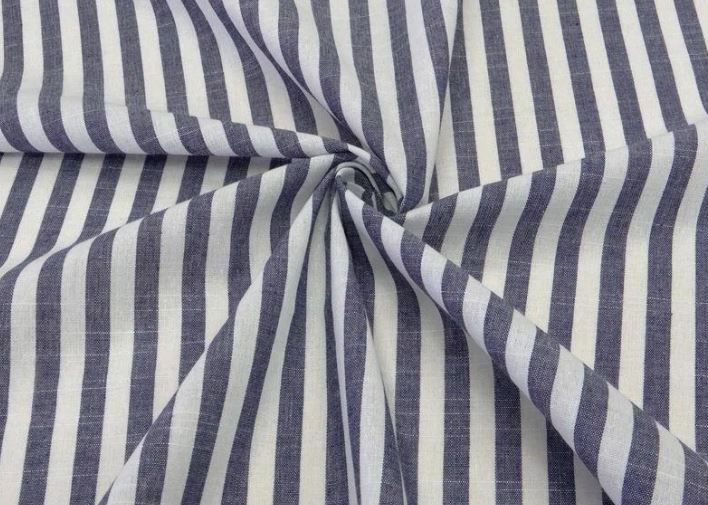 قیمت و خرید پارچه نخی راه راه مشکی + فروش ارزان