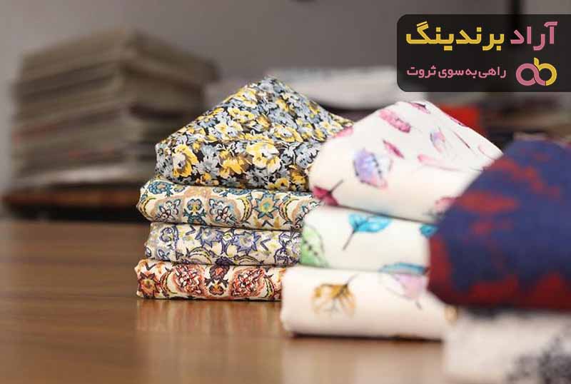 قیمت خرید پارچه نخی گلدار + عکس