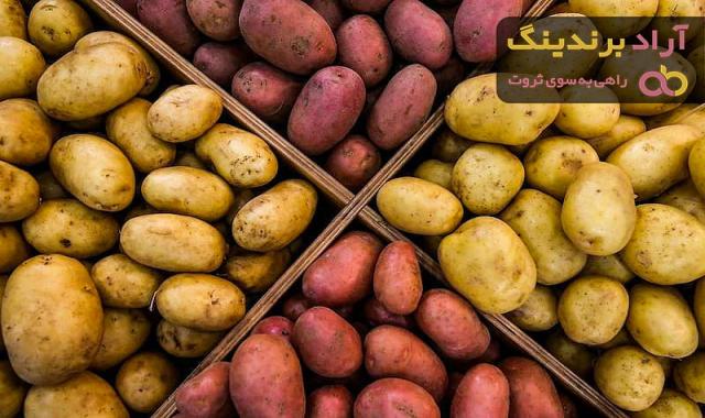 سیب زمینی قرمز شیرین | خرید با قیمت ارزان