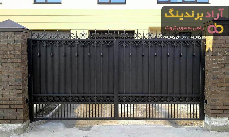 خرید درب پارکینگ فلزی ساده با قیمت استثنایی