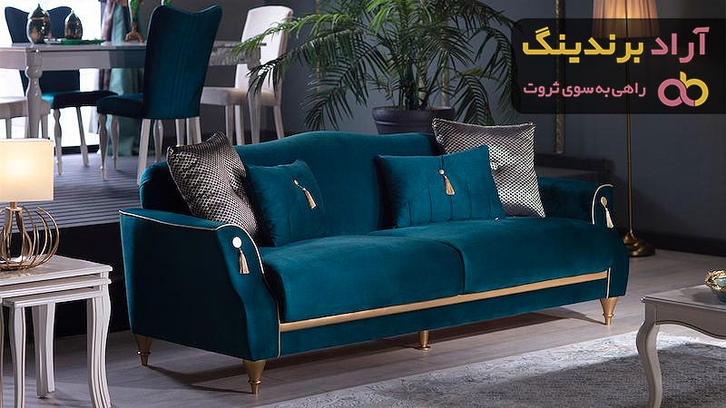 قیمت مبل راحتی؛ 7 نفره مدل ال تسلا دست دوم ارزان