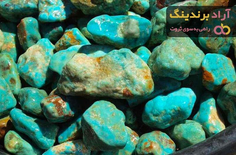 بهترین فیروزه رگه دار + قیمت خرید عالی