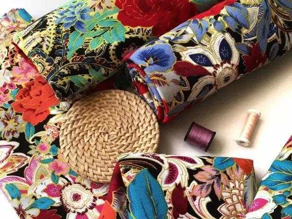 خرید پارچه نخی گلدار شیک + بهترین قیمت