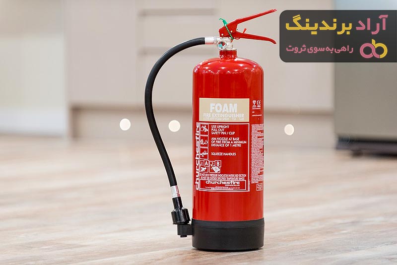 قیمت خرید کپسول آتش نشانی 6 کیلویی + آموزش