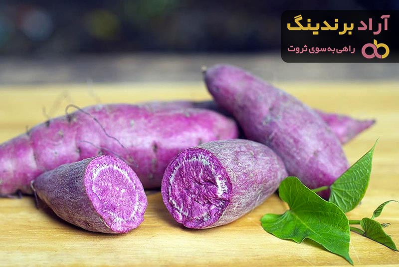 سیب زمینی شیرین بنفش کیلویی + بهترین قیمت خرید