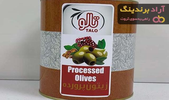 قیمت خرید زیتون پرورده تالو + مشخصات، عمده ارزان