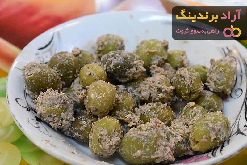خرید زیتون پرورده کنجدی + بهترین قیمت