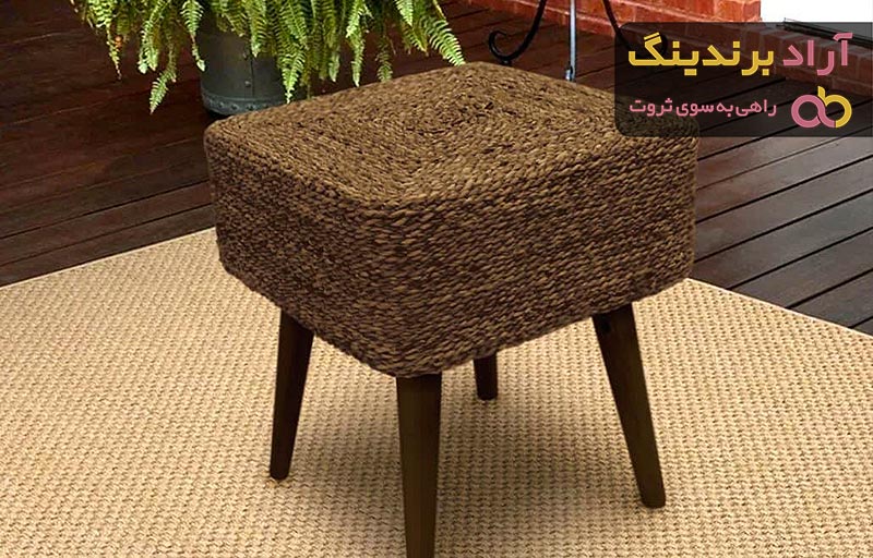 قیمت خرید پاف حصیری شیراز + عکس