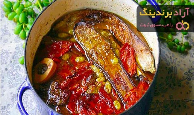 قیمت خرید خورشت بادمجان قلمی + طرز تهیه