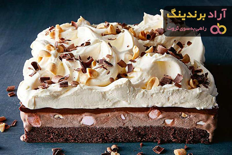 خرید و قیمت کیک خیس شکلاتی ساده