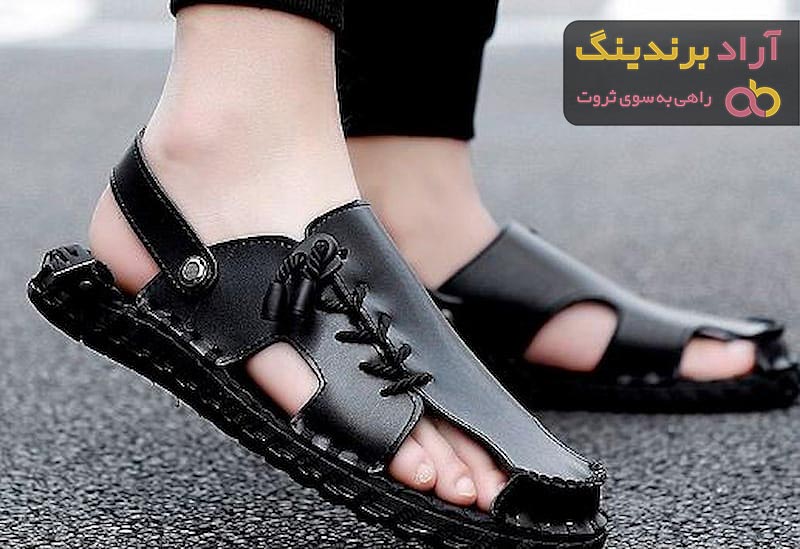 خرید و قیمت صندل چرم مردانه شیک