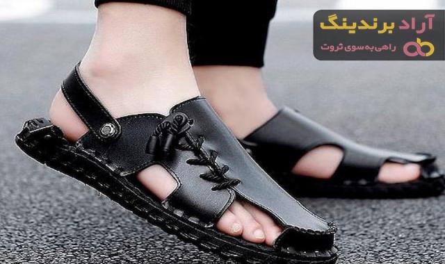 خرید و قیمت صندل چرم مردانه شیک