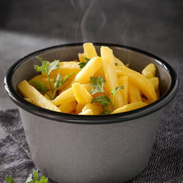 سیب زمینی سرخ کرده با پنیر پیتزا پفکی