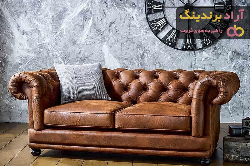 خرید مبل چستر چرم اداری به صورت اینترنتی با شرایط ارسال ویژه