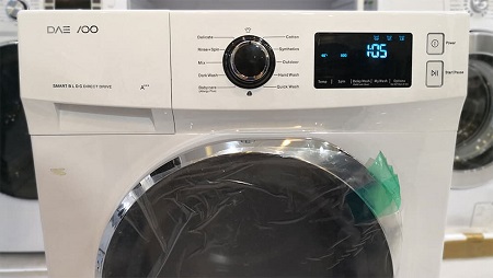 ماشین لباسشویی اتوماتیک سفید 8 کیلویی | قیمت عالی