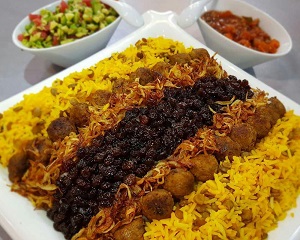 قیمت خرید نخود فرنگی پلو بدون گوشت + طرز تهیه