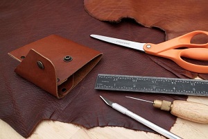 خرید و قیمت چرم طبیعی طرح دار حلقه ای