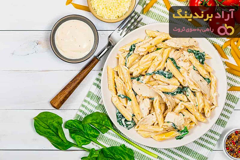 طرز تهیه سس آلفردو برای پاستا با خامه و شیر به 2 روش رستورانی