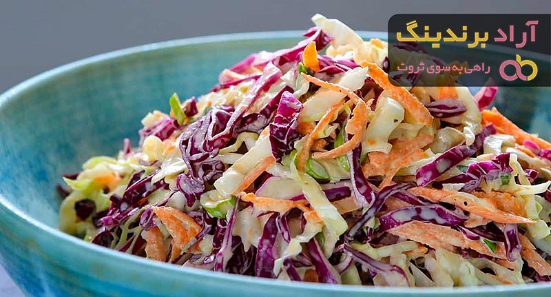 سالاد کلم سفید + قیمت خرید، کاربرد، مصارف و خواص