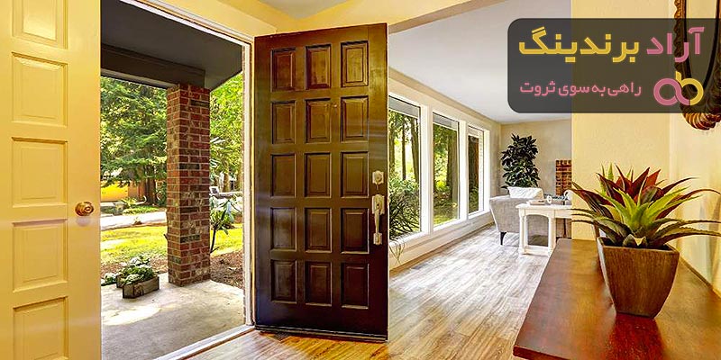 انواع درب ورودی با طرح های شیک و جدید و سفارشی