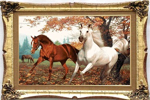 خرید و قیمت ابریشم تابلو فرش دستبافت