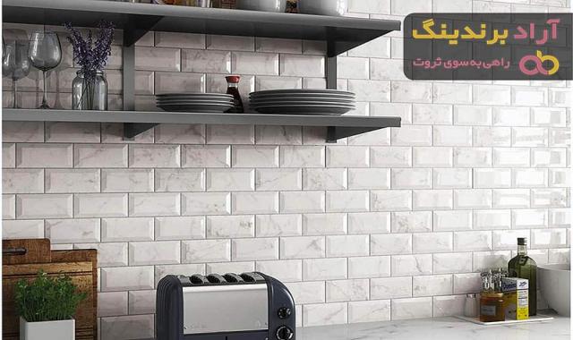 کاشی بین کابینتی چسبی لوکس در اندازه ها و طرح های متنوع