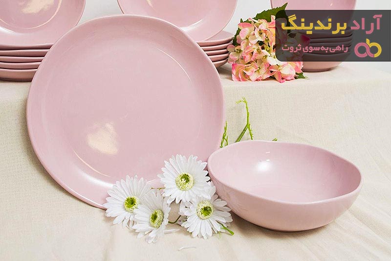 قیمت سرویس غذاخوری گلدار + پخش تولیدی عمده کارخانه