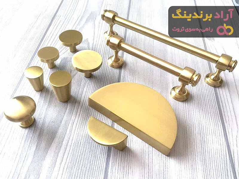 دستگیره کابینت قاشقی در مدل ها و طرح های مختلف