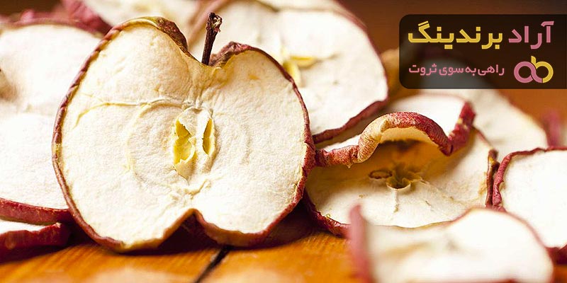 خواص سیب خشک برای سلامت و بهبود عملکرد بدن