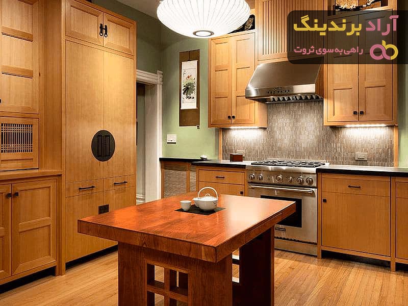 خرید کابینت ام دی اف قهوه ای سوخته با قیمت استثنایی