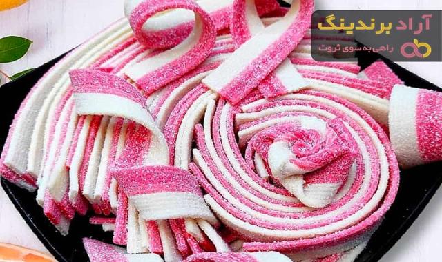 قیمت خرید پاستیل نواری شکری + طرز تهیه