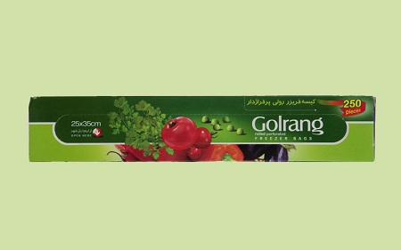 خرید کیسه فریزر رولی گلرنگ + بهترین قیمت