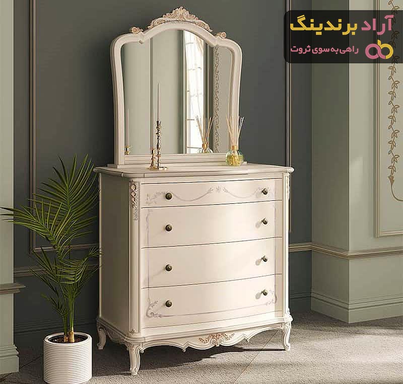 خرید و قیمت انواع آینه دراور ام دی اف