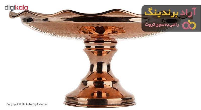 شیرینی خوری پایه دار پیوتر مسی بلاسم + خرید