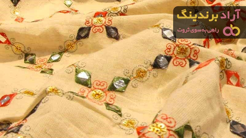 قیمت خرید پارچه هندی حاشیه دار + مشخصات، عمده ارزان
