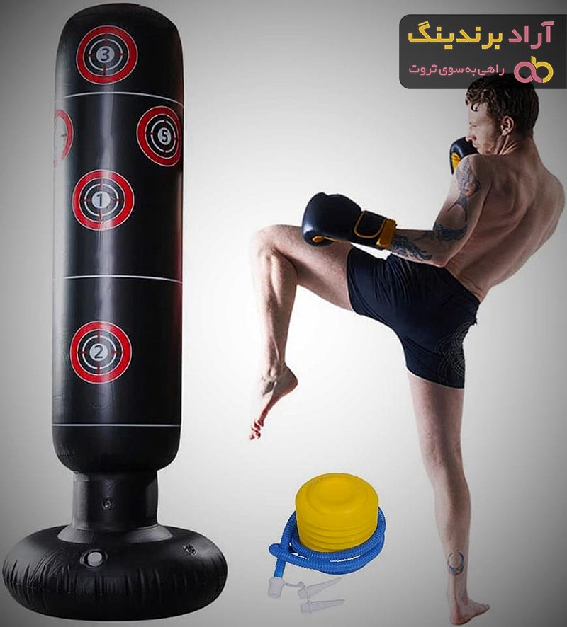 خرید و قیمت کیسه بوکس بادی ایستاده