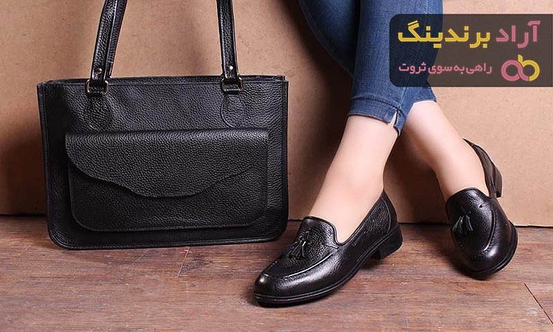 خرید کفش چرم زنانه تن تاک با قیمت استثنایی