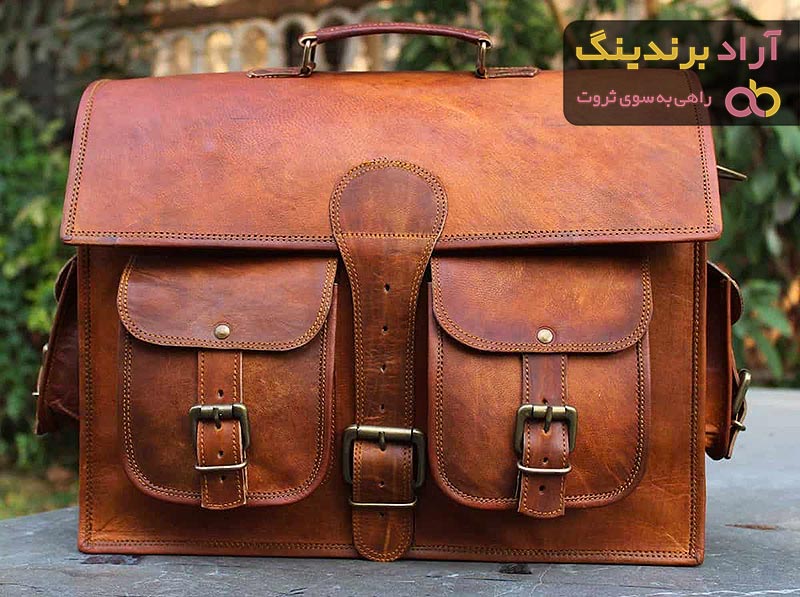 خرید و قیمت کیف مردانه چرم دست دوز