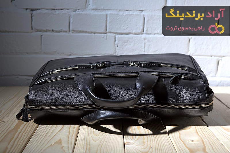 خرید کیف مشکی چرم مردانه + بهترین قیمت