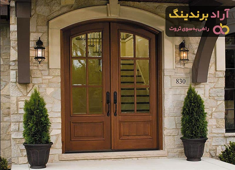 خرید درب ضد سرقت چوبی لوکس + بهترین قیمت
