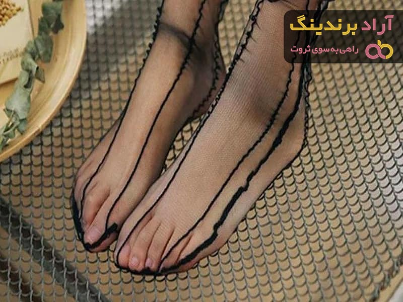 قیمت خرید جوراب زنانه شیشه ای + مشخصات، عمده ارزان