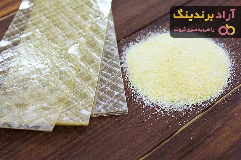 قیمت و خرید پودر ژلاتین گاوی نیم کیلویی + فروش ارزان