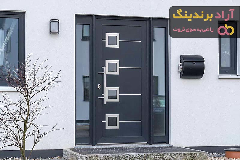 درب ضد سرقت شیشه خور + مشخصات، عمده ارزان