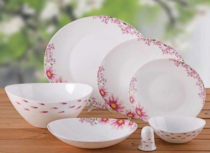 سرویس آرکوپال 24 نفره؛ پارس اوپال ضد شکستگی 3 مدل دایره ای مربعی بیضی