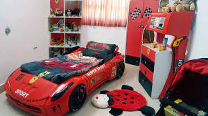 تخت نوزاد طرح ماشین کلبه  | قیمت مناسب خرید عالی