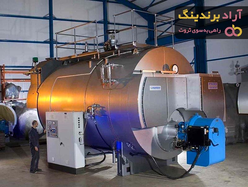 قیمت دیگ بخار حرارت گستر + پخش تولیدی عمده کارخانه