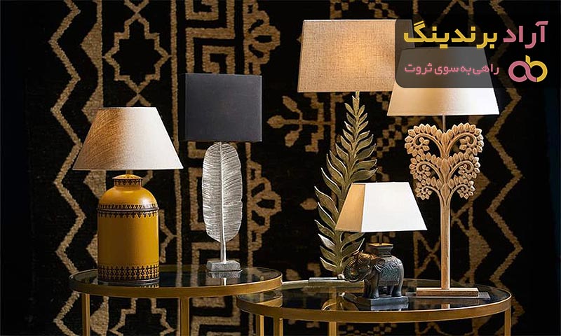 مناسب ترین قیمت آباژور رومیزی برنجی در دی ۱۴۰۱